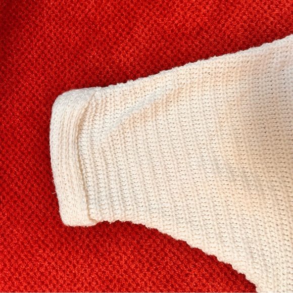 ♥️2xHost Pick♥️Harlowe & Graham oversized white sweater, size large - Picture 5 of 9